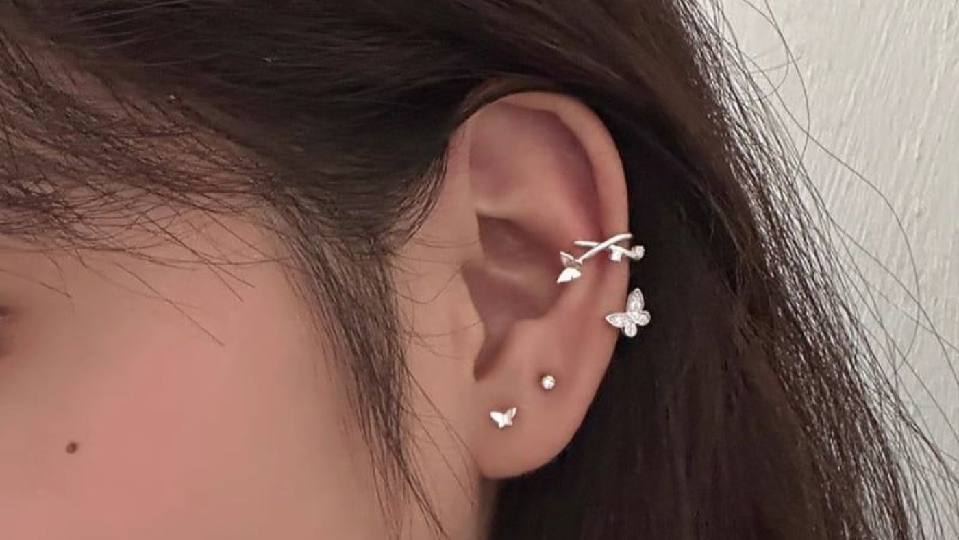 Khuyên Vành Tai Bạc Cao Cấp, Tôn Lên Vẻ Đẹp Thanh Lịch Copy